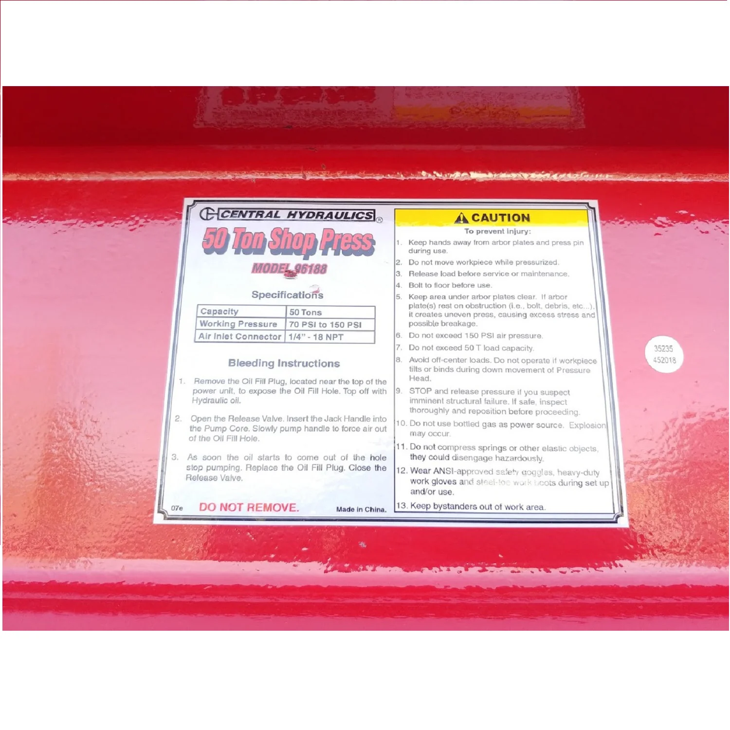 SWAG 50 Ton Press Rolling Caster Kit - Image 4